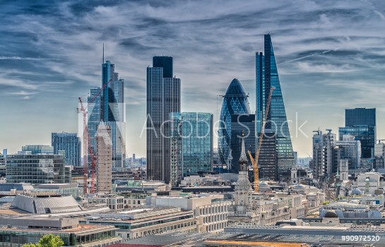 Picture of London City Modern skyline of business district